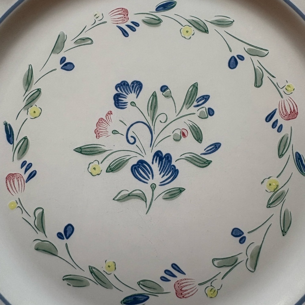 Hearthside- Floral Expressions- set of 2- scallop dinner plates-discontinued - Picture 12 of 14